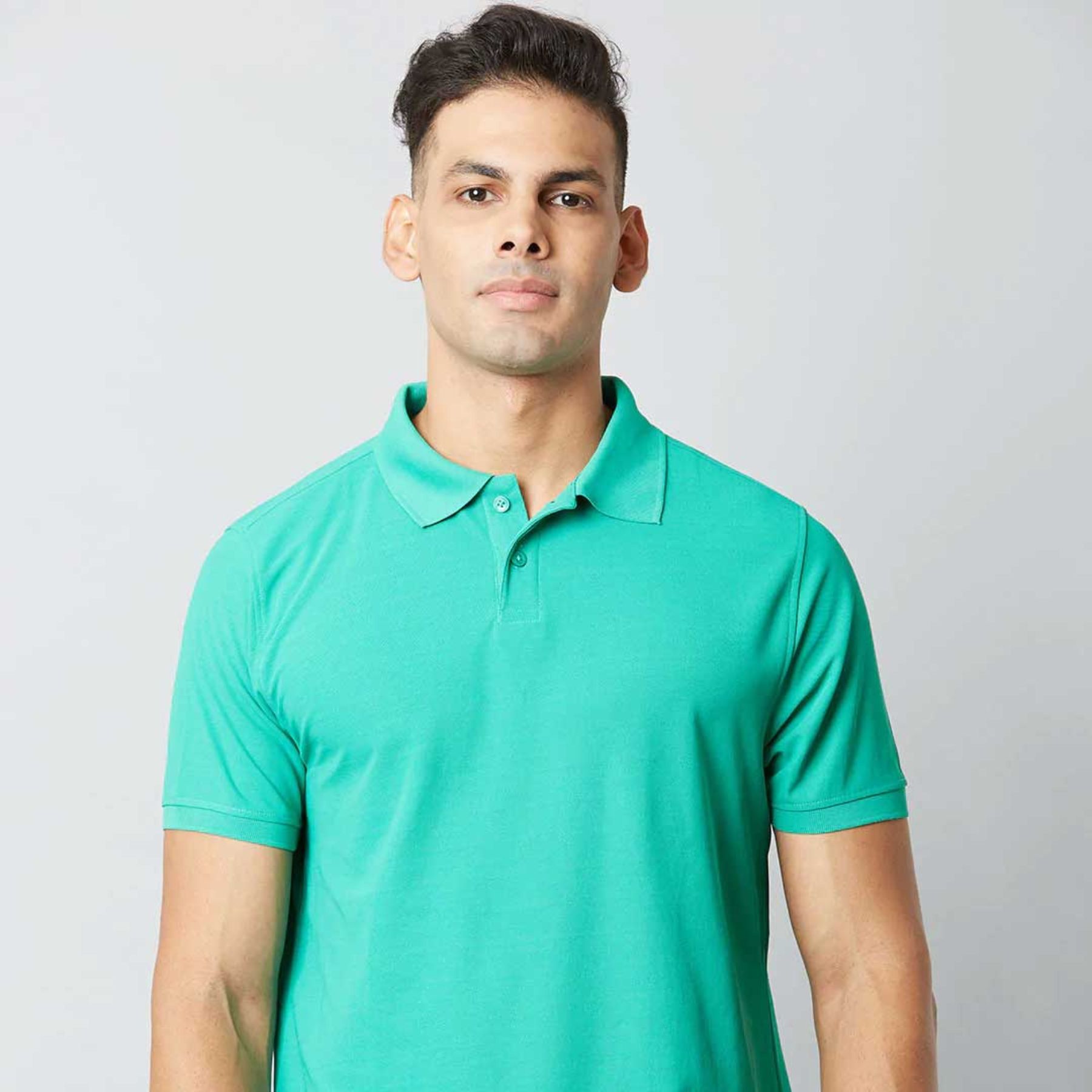 slavia-men-polo-emerald-green-front